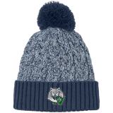 Woodbridge Wolfpack New Era Marled Knit Pom Beanie