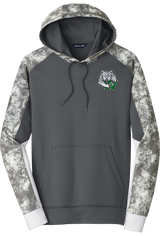 Woodbridge Wolfpack Sport-Wick Mineral Freeze Fleece Colorblock Hooded Pullover