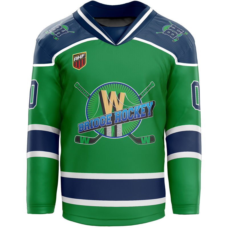 Woodbridge Wolfpack Bridge Adult Goalie Sublimated Jersey