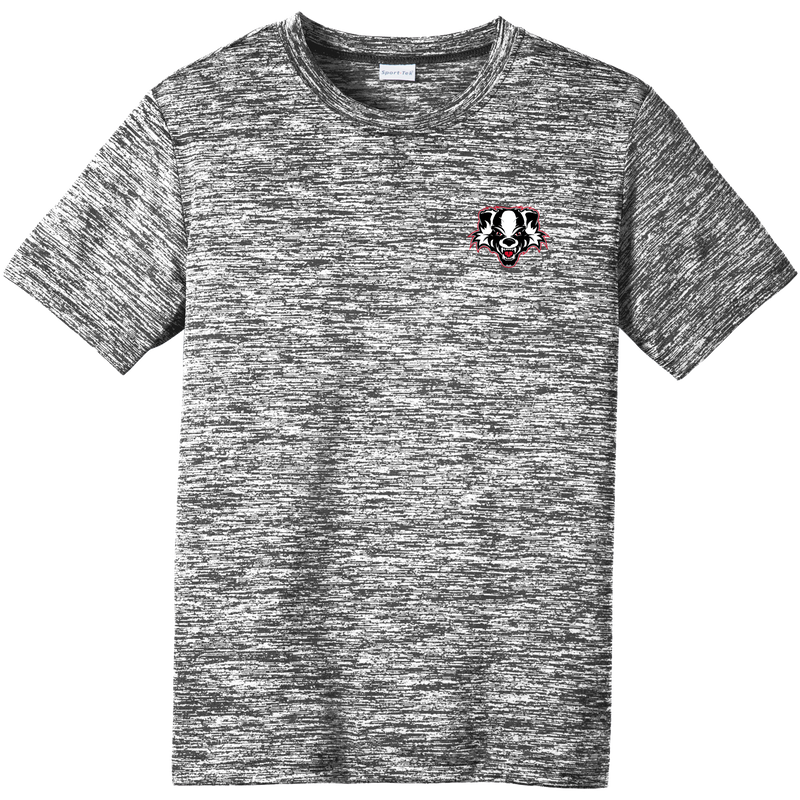 Scary Badgers Youth PosiCharge Electric Heather Tee