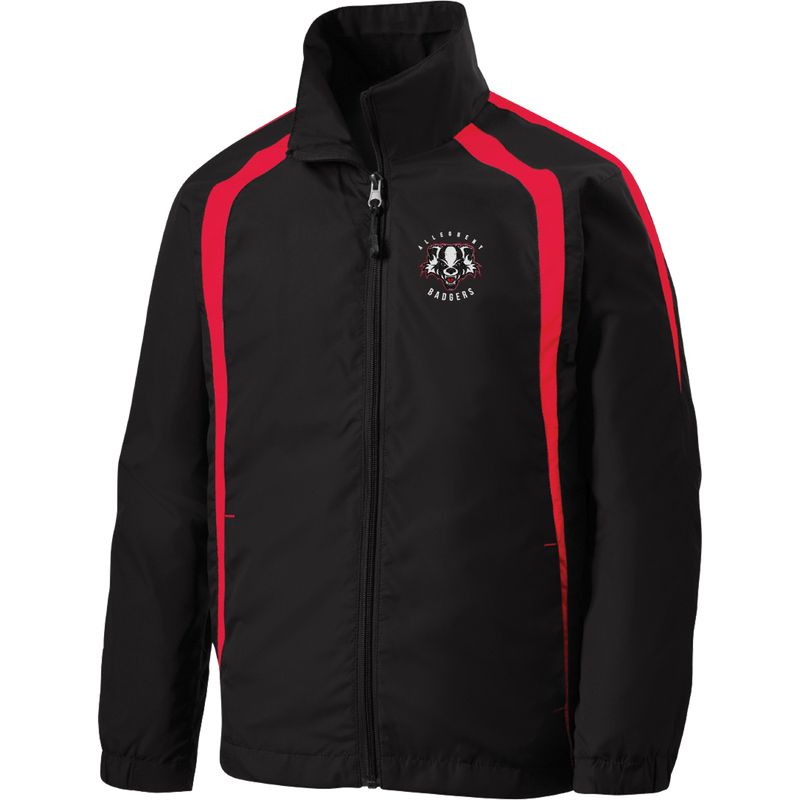 Scary Badgers Youth Colorblock Raglan Jacket